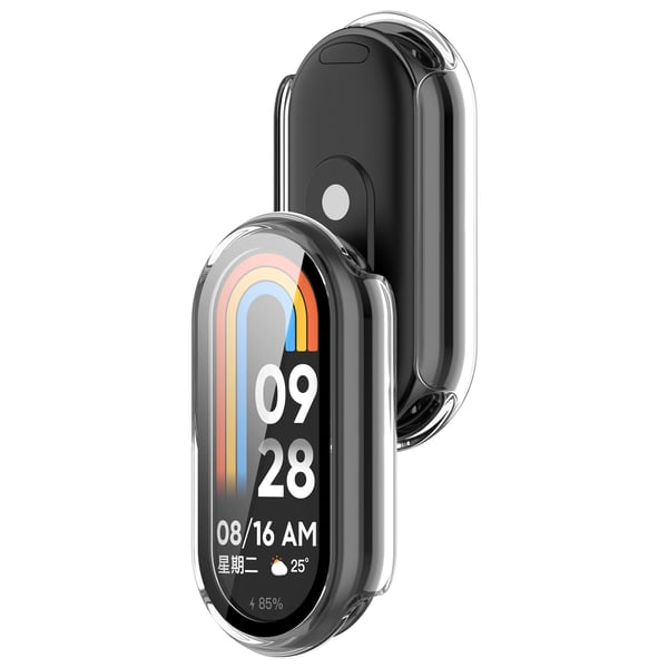 NFC-deksel med skjermbeskytter til Xiaomi Mi Band 9/9 Transparent