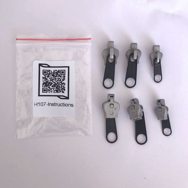 Fix A Zipper Repair Kit / Runner til lynlås 6-pack