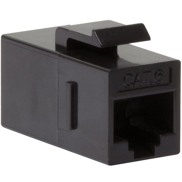 Keystone stik Cat6 UTP 2xRJ45 Sort