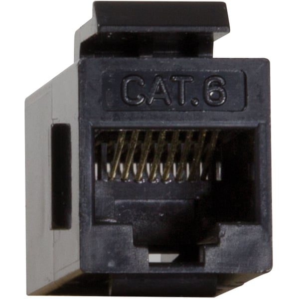 Keystone-kontakt Cat6 UTP 2xRJ45 Sort