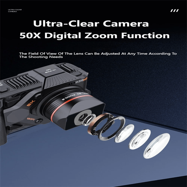 Dark Vision-kamera med 50x zoom og 1080P video