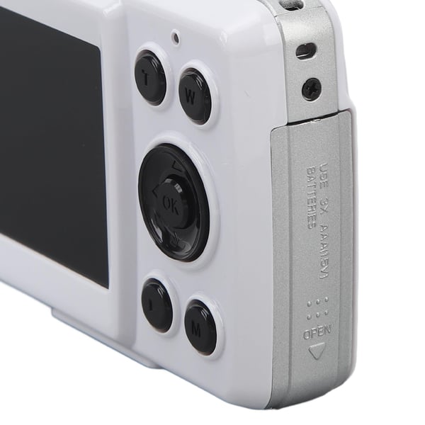 Kompakt 16x optisk zoomkamera med 16MP sensor og 2,4" LCD White