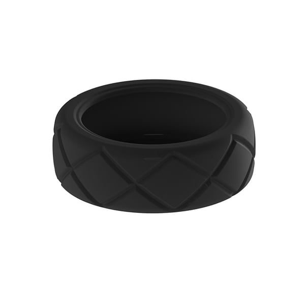 Ringbeskyttelse til Oura Ring Gen 3 - Gennemsigtig silikonebeskyttelse til smart ring Black S