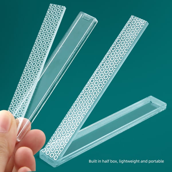 Transparent neglefil i nanoglas - Bikakedesign
