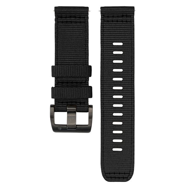 Nyloninen kellon ranneke Garmin Forerunner 255/265/245 -älykelloon Black M