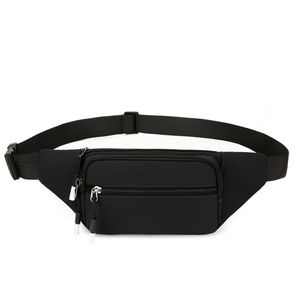 Naisten muodikas crossbody-vyölaukku Black Naisten muodikas crossbody-vyölaukku Black