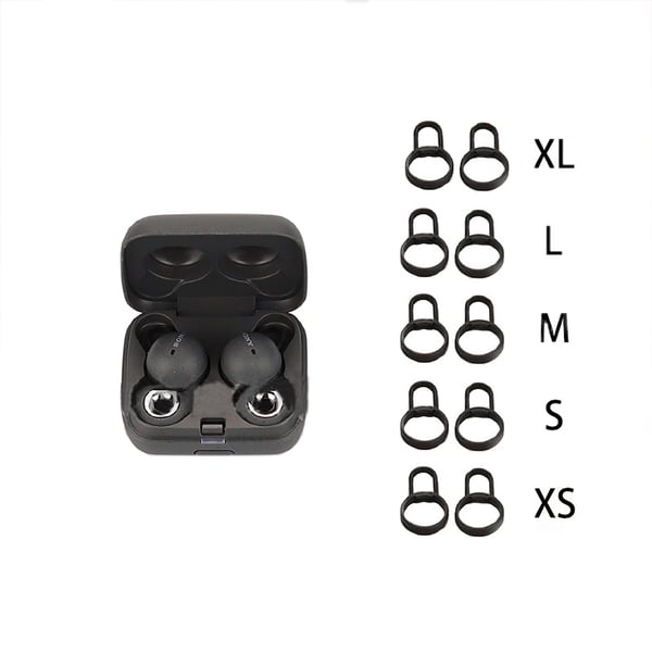 Silikon ørekroker til Sony LinkBuds WF-L900 Black