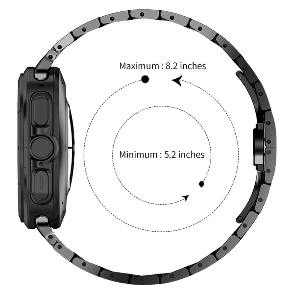 Iron Man klokkerem for Samsung Galaxy Watch Ultra 47MM Black