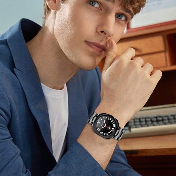 Iron Man klokkerem for Samsung Galaxy Watch Ultra 47MM Black