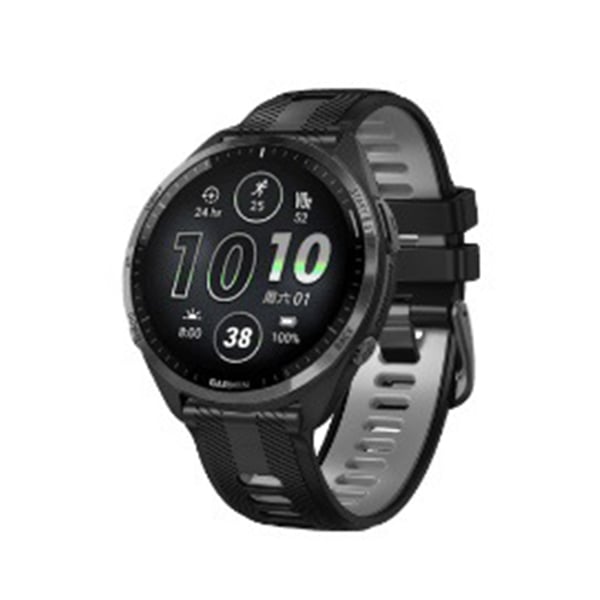 Silikoninen kellon ranneke Black+Grey