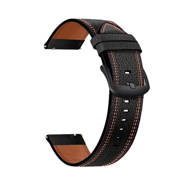 Nahkainen kellon ranneke HUAWEI GT3:lle Black 22 mm