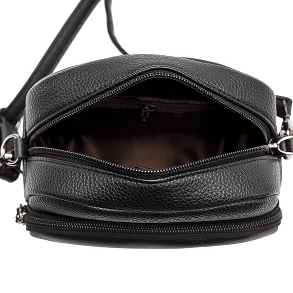 Crossbody-veske i ekte skinn - stilig og romslig