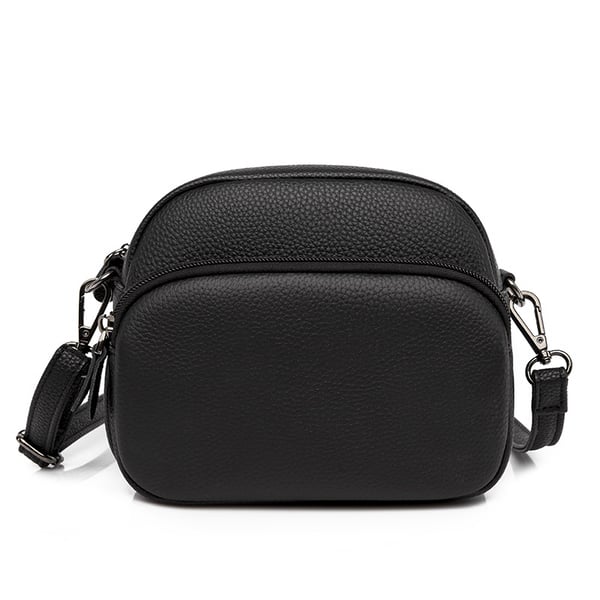 Crossbody-veske i ekte skinn - stilig og romslig