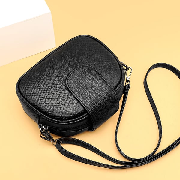 Ægte læder Shell taske Crossbody pung til kvinder