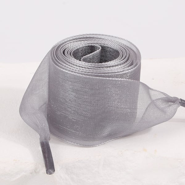 Skire Organza Ribbon Skolisser - 120cm LightGrey