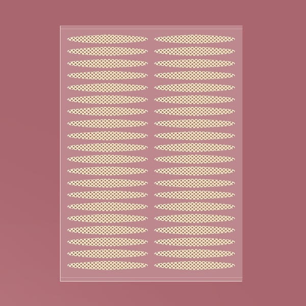 Øyelokkstape - Naturlig øyeløft, 40-pakning Beige