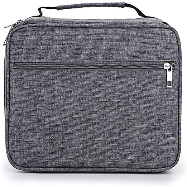 Penneveske med stor kapasitet Grey