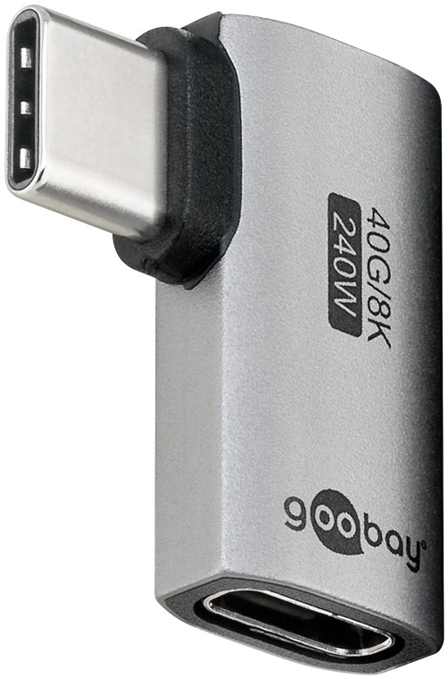USB-C™-sovitin vaakasuoraan 90°, USB4™