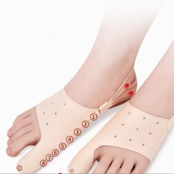 Bunion Corrector til Hallux Valgus, Justerbar Tåretter Brace L