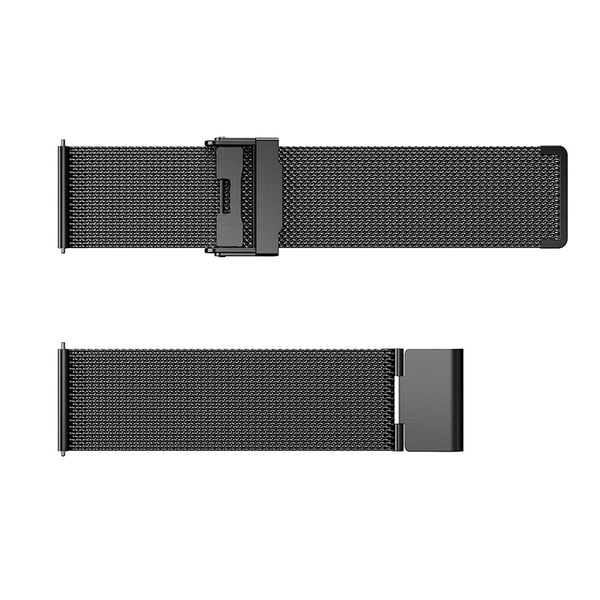 Urrem i rustfrit stål til Suunto 9 Baro/7/d5/Spartan Black 24 mm