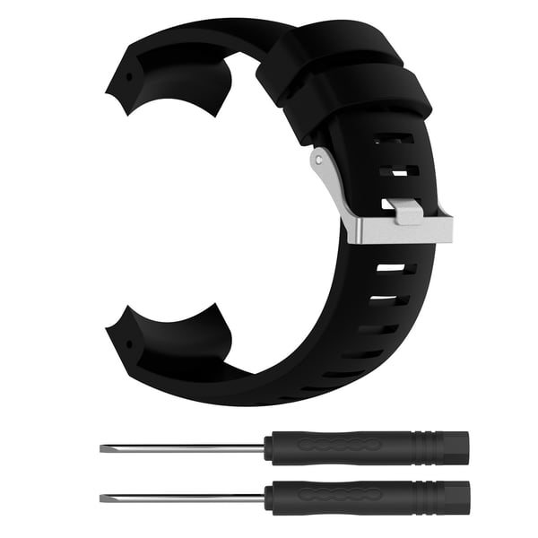 Silikone urrem til Suunto Core ALU Sort