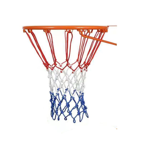 Basketball-netsæt - rød, hvid og blå