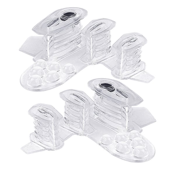 Tåspreder - Transparent SEBS Materiale med Magnetisk Massage - Lindrer Hallux Valgus og Tådeformation Tåspreder - Transparent SEBS Materiale med Magnetisk Massage - Lindrer Hallux Valgus og Tådeformation