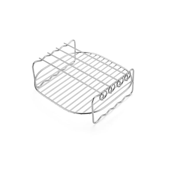 Dobbeltlags rustfrit stål grill elektrisk frituregryde tilbehør 6 Inch