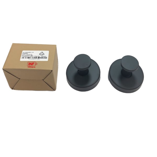 Koukut imukupilla, 2 kpl Black