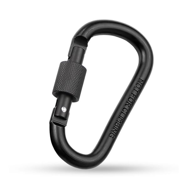 D-formad karabinhake (4-pack)