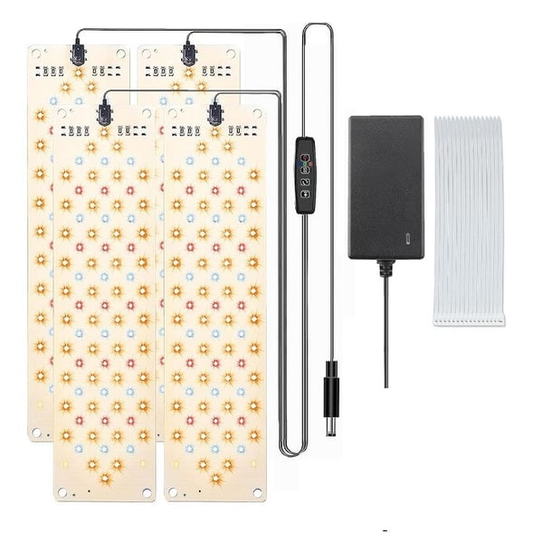 LED-lyspanel for planter - EU-pluggadapter