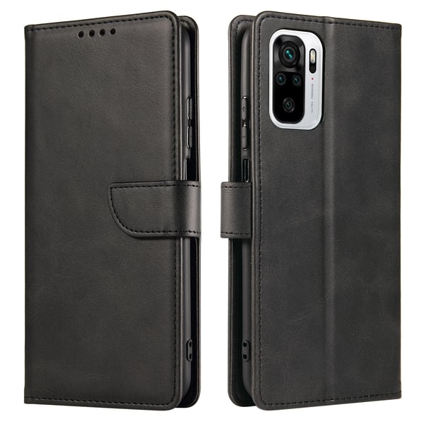 Läpäistävä nahkainen puhelinkotelo Xiaomille ja Redmille korttipaikoilla Xiaomi 10T lite 5G/10i