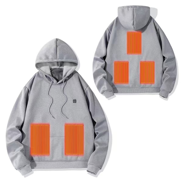 5 vyöhykkeen lämmitetty liivi Grey XXL