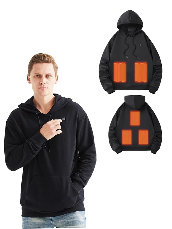 5 Zone Opvarmet Vest Black 3XL