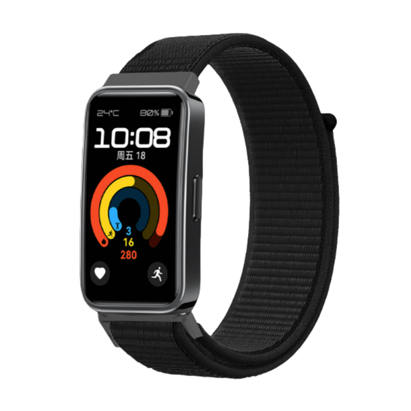 Nylonranneke Huawei Band 8/9:lle Black