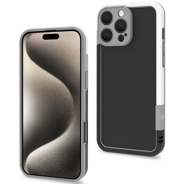 Bumper iPhone 16 Pro Max Svart/Vit