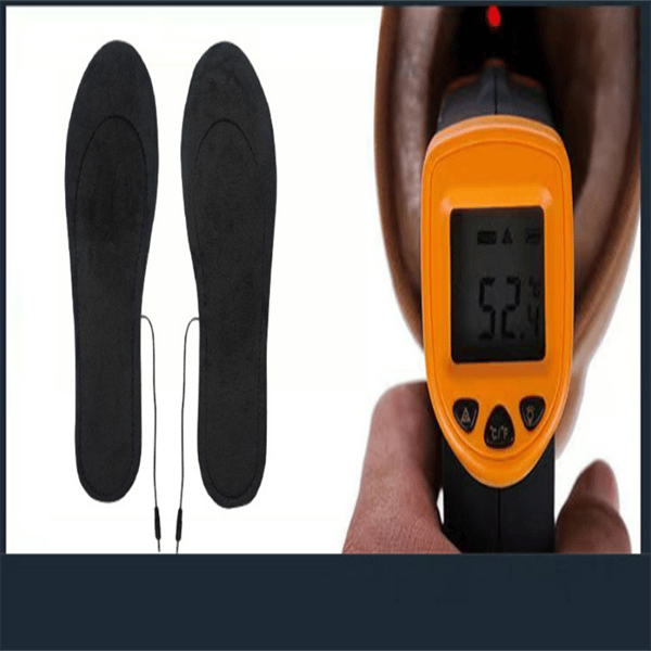 Oppvarmede skoinnlegg med oppladbare batterier (8 timers batterilevetid) M