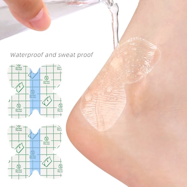 10-Pack transparente anti-blemme-hælklistremerker