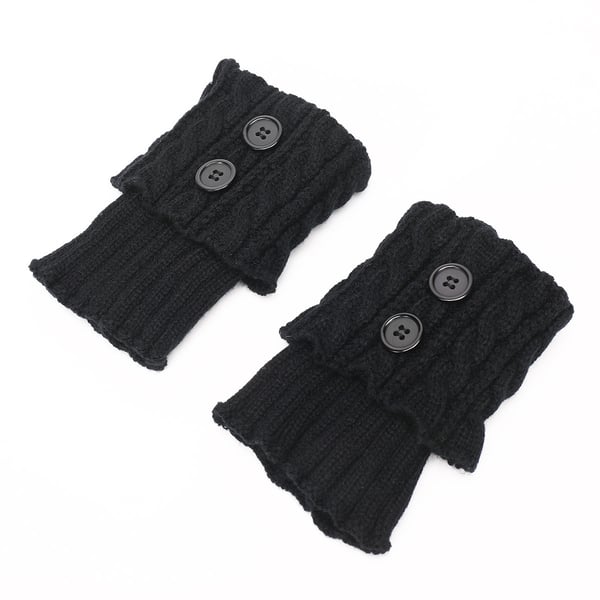 Stickade benvärmare, stövelmuddar för kvinnor, slouchy boot socks