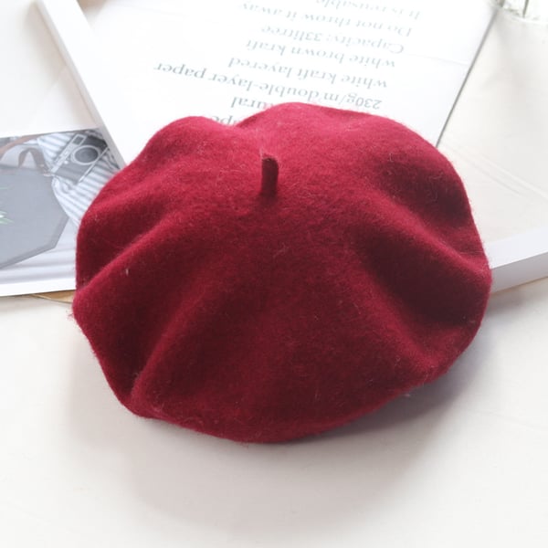 Kashmir baret DarkRed