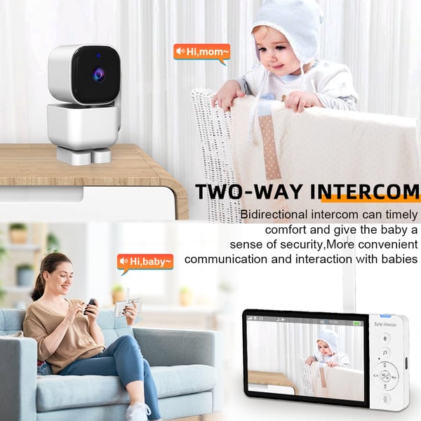 Smart Video Monitor med 5'' LCD-skjerm og 720P HD-kamera