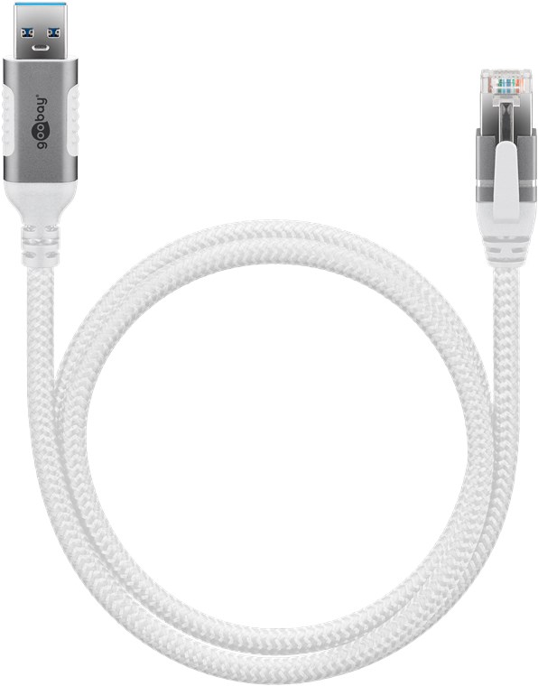Ethernet-kaapeli USB-A 3.0 - RJ45, 1,5 m