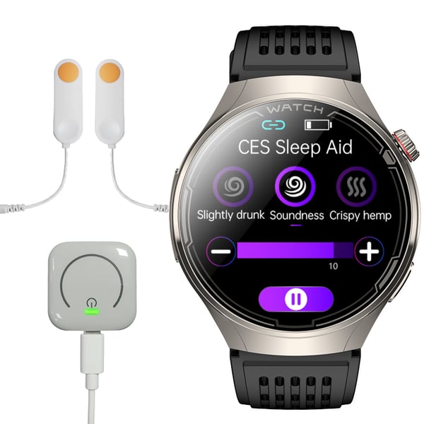 Smartwatch med EKG, Bluetooth-opkald og sundhedsovervågning Silver