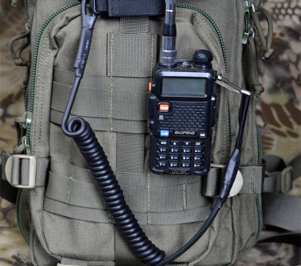 Tactical Spring Coil Lanyard for utendørs CS-utstyr