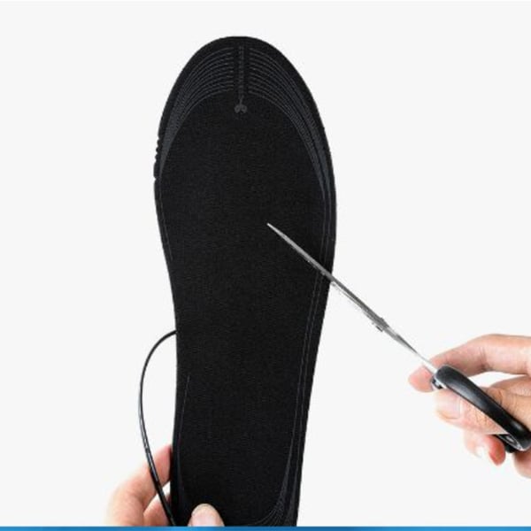 Opvarmede såler med USB-opladning