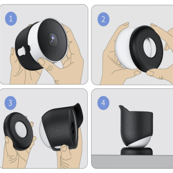 Suojaava silikonikotelo Google Nest Camille White