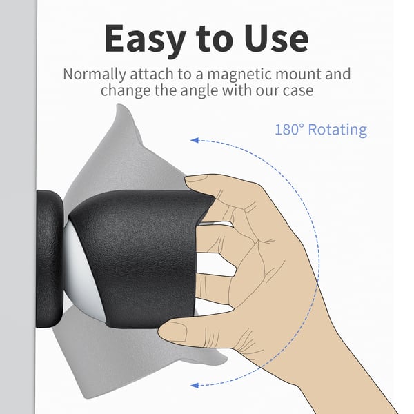 Skyddande Silikonfodral för Google Nest Cam Black