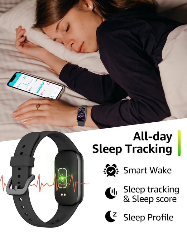 Älykello Bluetooth-puheluilla ja terveyden seurannalla Black