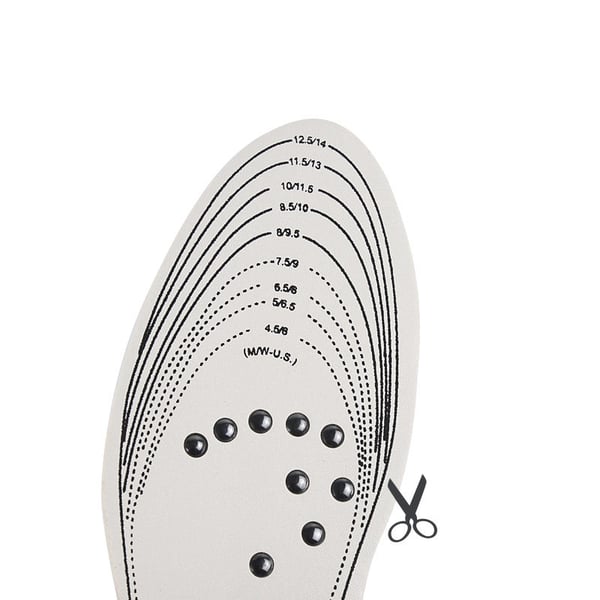 Magnetiske innleggssåler med minnefoam - 1 par