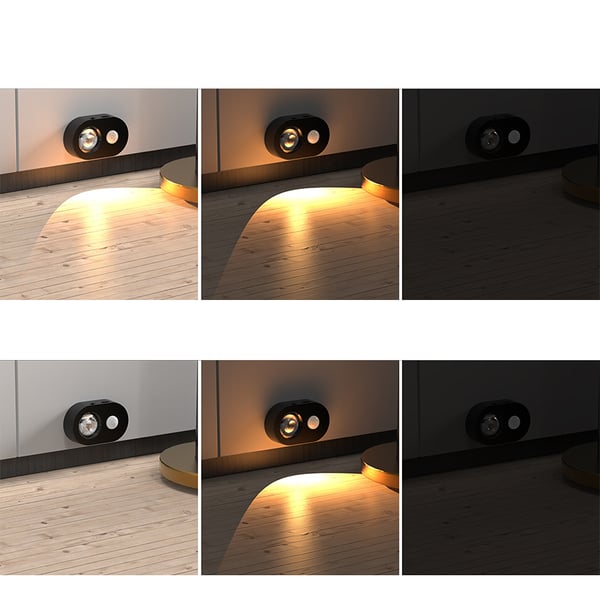LED-yövalo kaukosäätimellä White